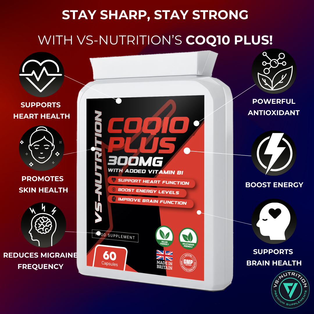 CoQ10 PLUS 300mg With Vitamin B1