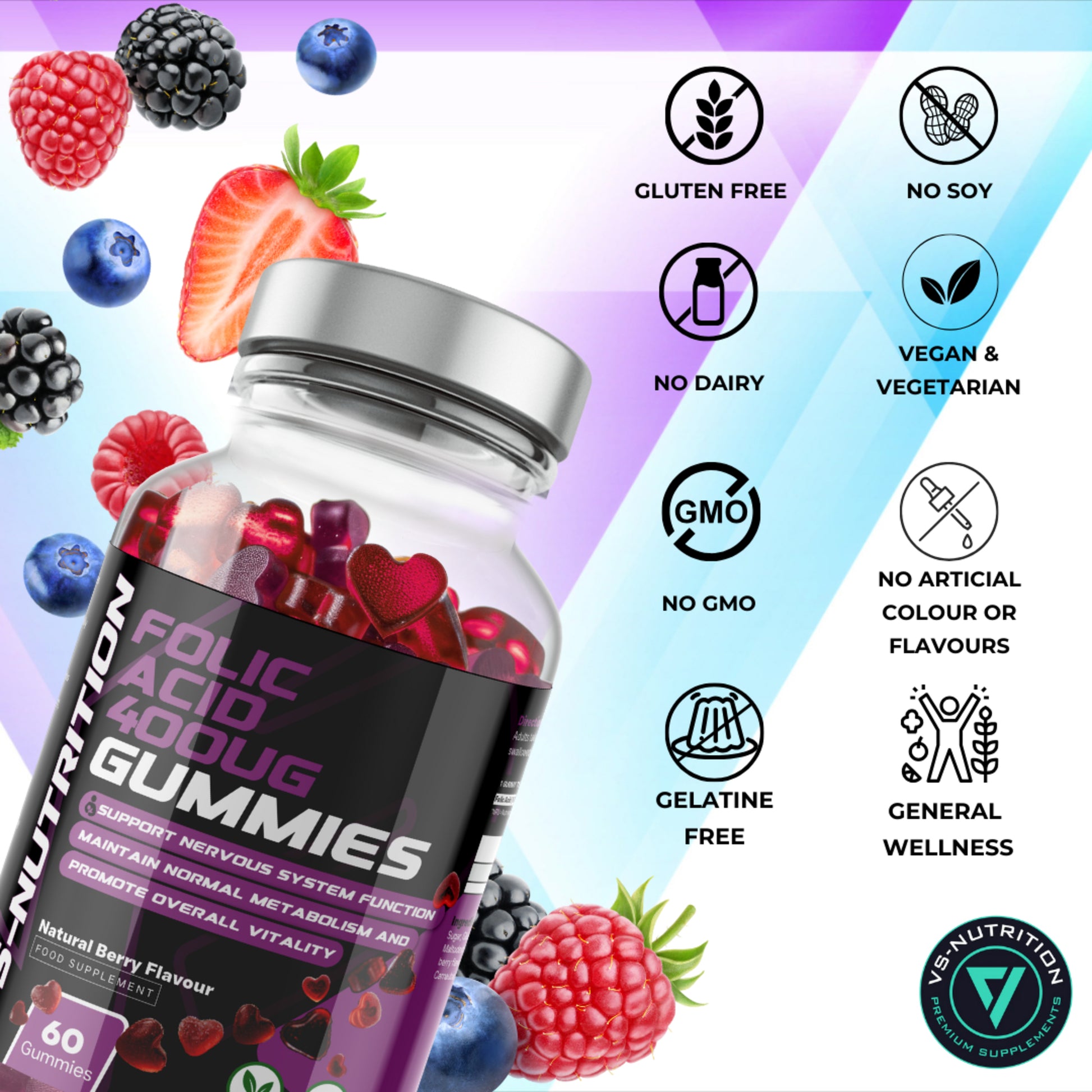 Folic Acid 400mcg Gummies