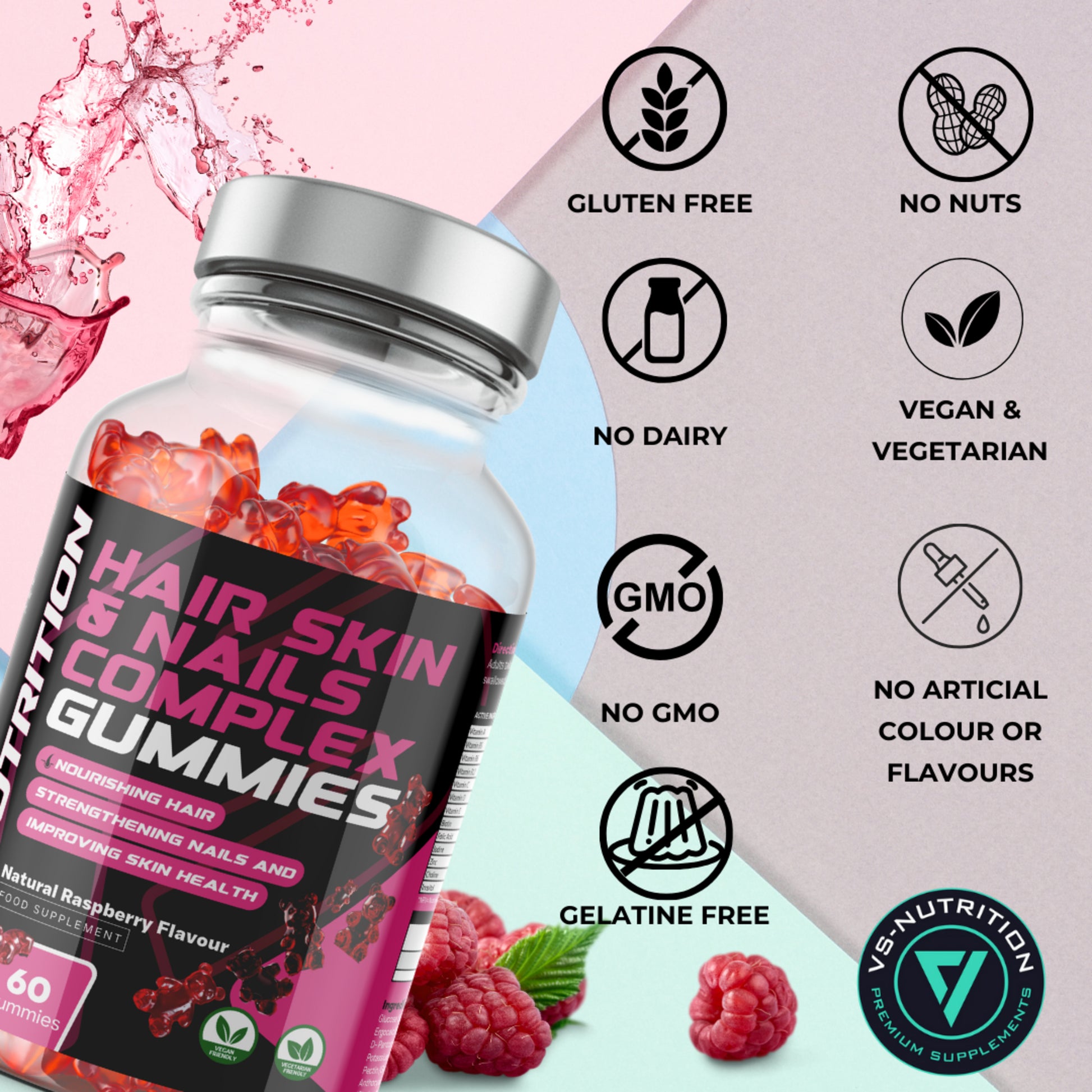 Hair, Skin & Nails Complex Gummies