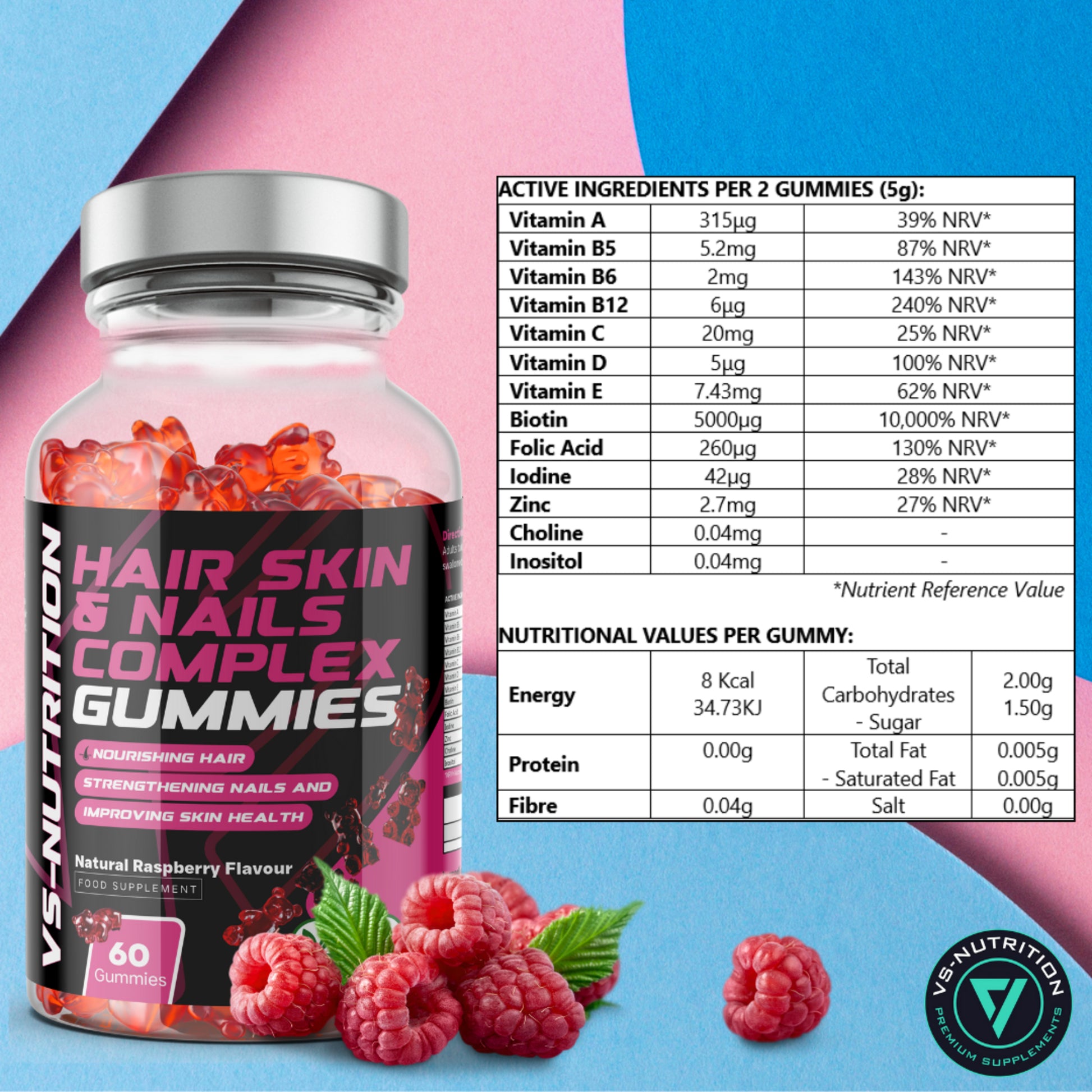 Hair, Skin & Nails Complex Gummies