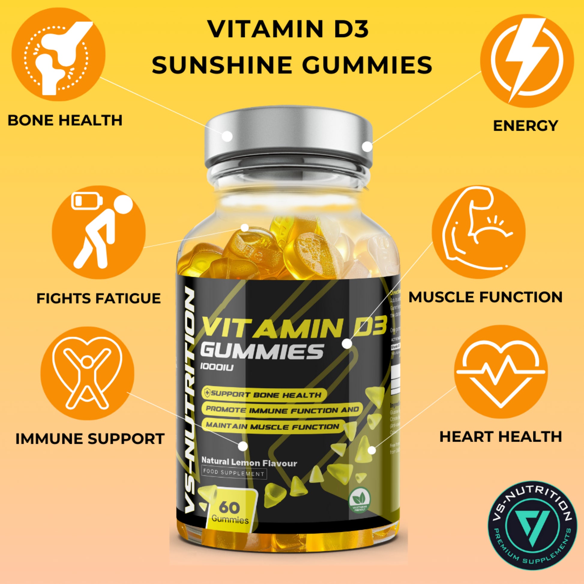 Vitamin D3 1000 mcg Gummies